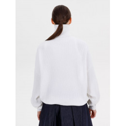 Джемпер Siluetti Birne, молочно-белый