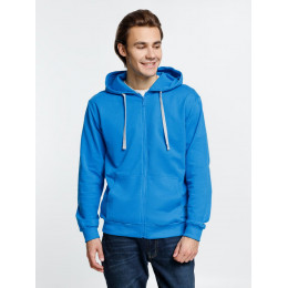 Толстовка на молнии с капюшоном Siverga, бирюзовая