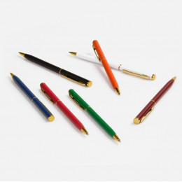 Ручка шариковая Hotel Gold, ver.2, матовая оранжевая