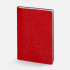 Ежедневник Nebraska Flex, недатированный, красный с серебристым