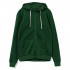 Толстовка с капюшоном на молнии Unit Siverga Heavy, темно-зеленая Толстовка с капюшоном на молнии Unit Siverga Heavy, темно-зеленая