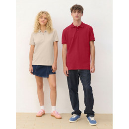 Рубашка поло женская Pacific Women, красная (бургунди)