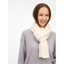 Шарф Bellish, белый (ванильный)