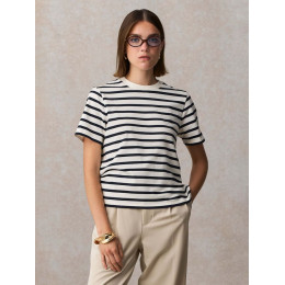 Футболка женская Legend Women, темно-синяя с молочно-белым