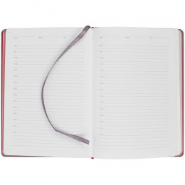 Ежедневник Spain Shall на заказ, недатированный, серый с красным