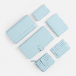 Картхолдер на молнии Unison, голубой