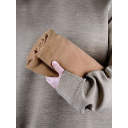 Флисовый плед Warm&Peace, бежевый