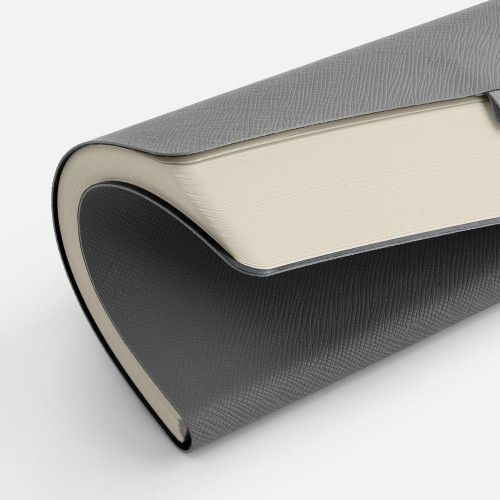 Ежедневник Lungo, недатированный, серый