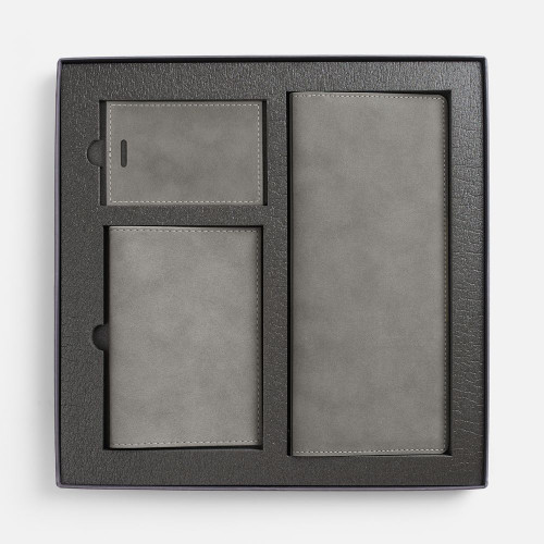 Набор Nubuk Trio, серый