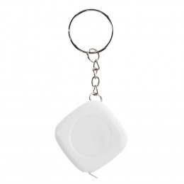 Брелок с рулеткой Metric, белый