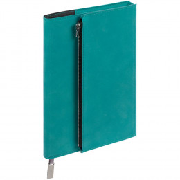 Ежедневник Grace на заказ, недатированный, бирюзовый