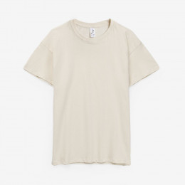 Футболка унисекс Regent 150, светло-бежевая (неокрашенная)