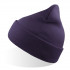 Шапка вязаная  двойная Wind-S, фиолетовый, 100% переработанный полиэстер