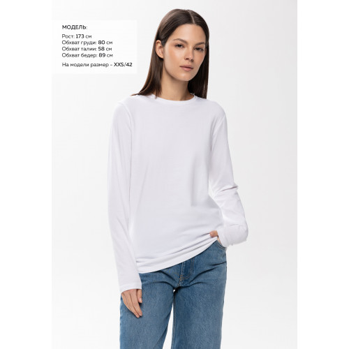 Футболка унисекс с длинным рукавом STAN хлопок/эластан 180, 35