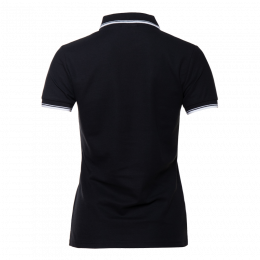 Рубашка поло женская STAN с окантовкой хлопок/полиэстер 185, 04BK