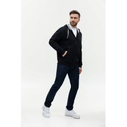 Толстовка мужская STAN с капюшоном на молнии футер с начёсом 280, 17