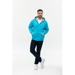 Толстовка мужская STAN с капюшоном на молнии футер с начёсом 280, 17