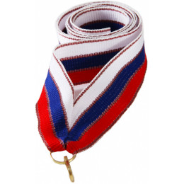 Лента (шир.22 мм)  V2-W/BL/RD-BRO