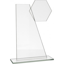 Награда стеклянная (сувенир) GS612-25/FP 25см (6мм)