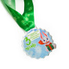Медаль из акрила 1-слойная с УФ-печатью D-40, толщина 10 мм