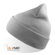 Шапка вязаная  двойная Wind-S светло-серый 
